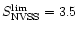 $S_{\rm NVSS}^{\rm lim}=3.5$