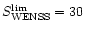 $S_{\rm WENSS}^{\rm lim}=30$
