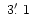 $~3\hbox{$.\mkern-4mu^\prime$ }1$