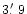 $3\hbox{$.\mkern-4mu^\prime$ }9$