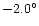 $-2.0^\circ$