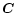 $\vec{C}$
