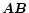 $ \vec{A}\vec{B}$