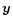 $\vec{y}$