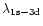 $\lambda_{1{\rm s}-3{\rm d}}$
