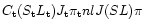 $C_{\rm t}(S_{\rm t}L_{\rm t})J_{\rm t}\pi_{\rm t}nlJ(SL)\pi$