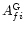 $A_{fi}^{\rm G}$
