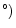 $^\circ)$