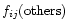 $f_{ij}({\rm others})$