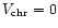 $%
V_{\rm chr}=0$