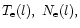 $T_{\rm e}(l),\ N_{\rm e}(l),$