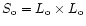 $%
S_{\rm o}=L_{\rm o}\times L_{\rm o}$