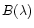 $B(\lambda )$