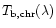 $%
T_{\rm b,chr}({\lambda })$