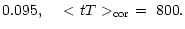 $\displaystyle 0.095, ~~~<tT>_{\rm cor}\ =\ 800.$