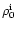 $\rho_{\rm0}^{ \mathrm{i}}$