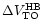 $\Delta V_{\rm TO}^{\rm HB}$