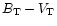 $B_{\rm T}-V_{\rm T}$