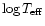 $\log T_{\rm eff}$
