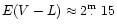 $E(V-L)\approx2\mbox{$\,.\!\!\!^{\rm m}$ }15$