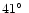 $41\hbox{$^\circ$ }$