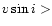 $v\sin{i} >$