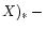 $X)_{*}\,-\,$