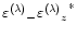 ${\varepsilon^{(\lambda)}}_- {{\varepsilon^{(\lambda)}}_{z}}^*$