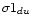 $\sigma 1_{du}$