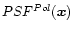 $PSF^{Pol}(\vec{x})$