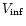 $V_{{\rm inf}}$