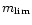 $m_{{\rm lim}}$