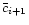 $\bar c_{i+1}$