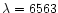 $\lambda=6563$