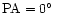 ${\rm PA}=0\hbox{$^\circ$ }$