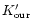 $K'_{\rm our}$