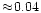 $\approx\!0.04$