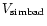 $V_{\rm simbad}$