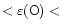 $< \varepsilon(\rm O) <$