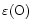 $\varepsilon(\rm O)$