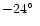 $-24\hbox {$^\circ $ }$
