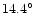 $14.4^{\circ}$