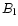 $B_{\rm l}$