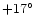 $+17^\circ$