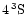 $4\,^3{\rm S}$