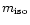 $m_{\rm iso}$