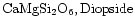 ${\rm CaMgSi_{2}O_{6}, Diopside}$