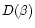 $D(\beta)$
