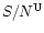 $S/N^{\rm U}$