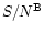 $S/N^{\rm B}$